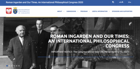 The Congress ‘Roman Ingarden and Our Times’ 
